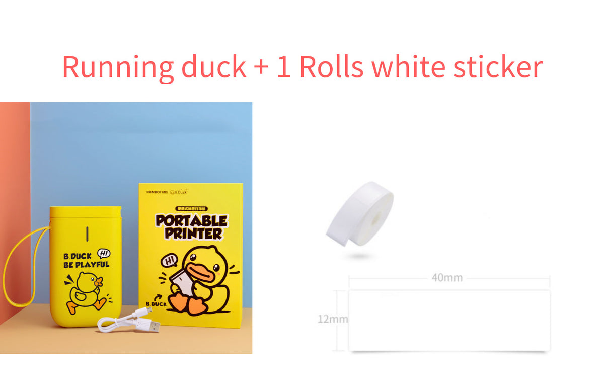 Small portable handheld printer by My Store, compact design for on-the-go printing