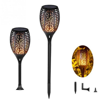 LED waterproof solar torch light for outdoor garden, lawn, and landscape decoration