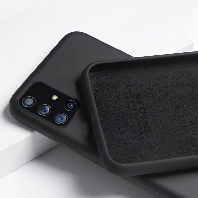 Samsung liquid silicone phone case in smooth protective cover design