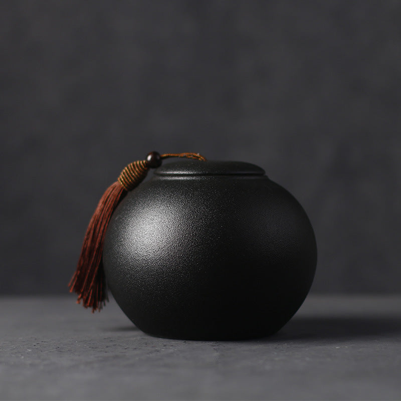 Ceramic jar sealed storage container by My Store with airtight lid for organized food storage