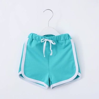 Boys' and girls' shorts by My Store, unisex children's casual shorts in a simple design
