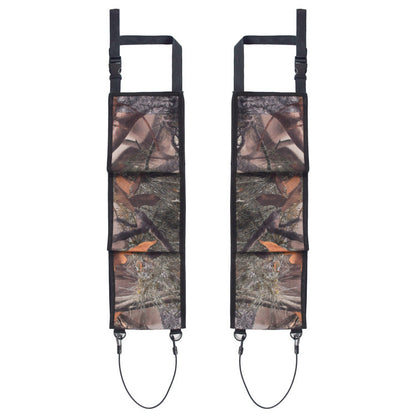 Multifunctional car holster attached to the front seat back for organized vehicle storage