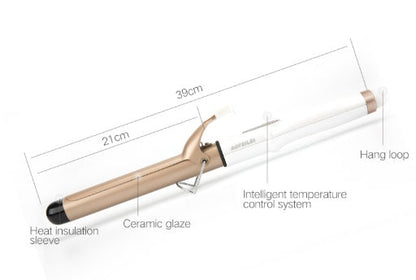 Hair curler LCD curling iron by My Store with digital display and heated curling barrel