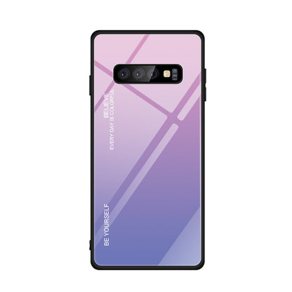 Gradient glass phone case in a smooth multicolor fade design by My Store