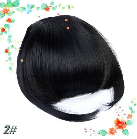 3D clip-in bangs hair extensions by My Store, shown in a natural style for added fringe volume