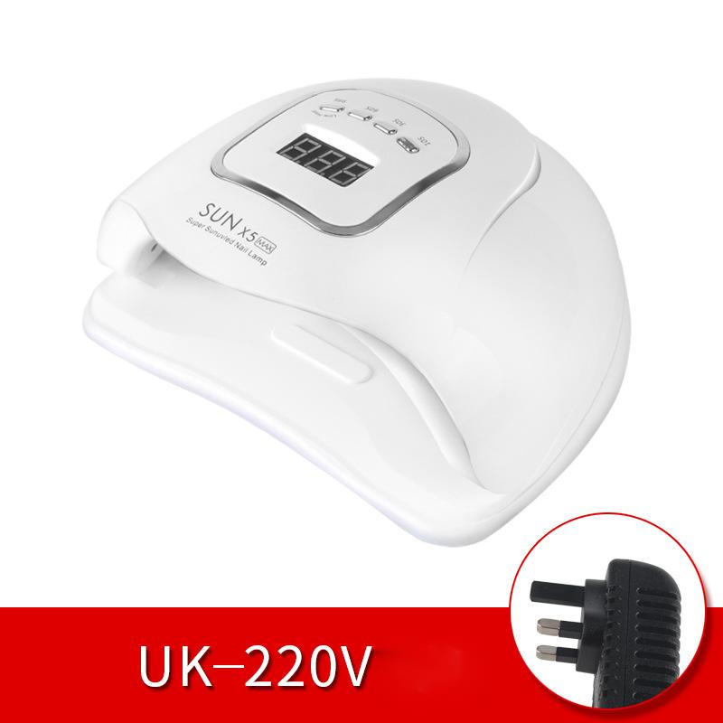 Quick dry nail phototherapy machine with UV LED lamps for curing gel nail polish