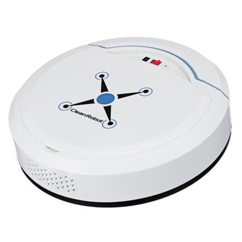 Smart robot vacuum cleaner by My Store, compact robotic vacuum shown from above