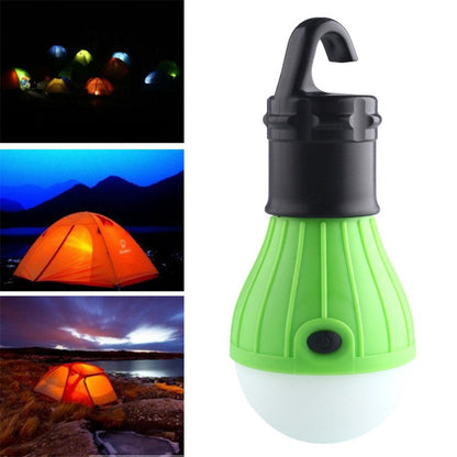 Outdoor portable camping tent lights, compact lanterns for illuminating a tent interior or campsite