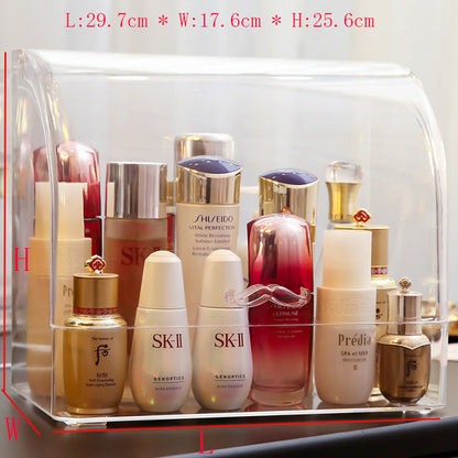 Cosmetic storage box by My Store, compact organizer with compartments for makeup and beauty accessories