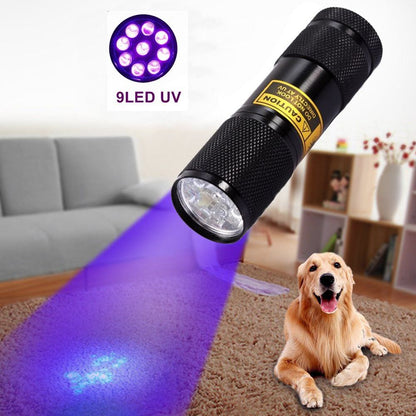 21LED violet UV flashlight for counterfeit detection by My Store