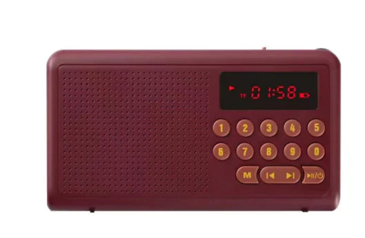 Digital Card Player Speaker with Patent and Memory Card