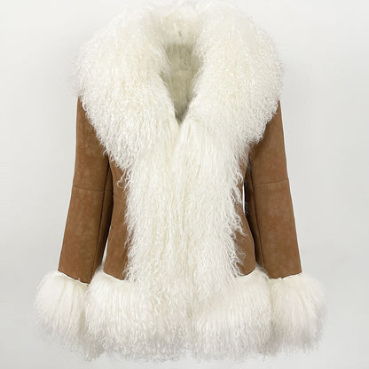 Thickened wool jacket with suede-like finish from My Store, shown in a classic outerwear style