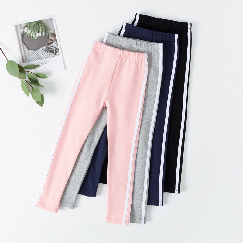 Stretchy long outdoor pants for kids by My Store in a comfortable, flexible design