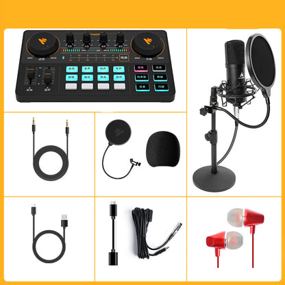 Mobile computer universal live broadcast equipment for streaming setup