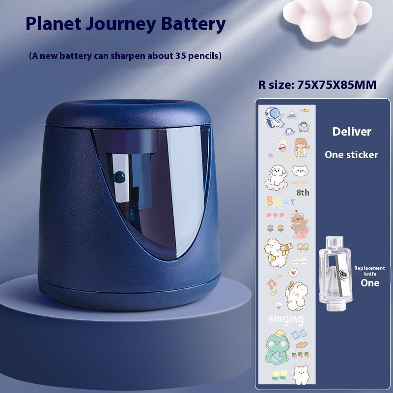 Portable automatic electric pencil sharpener roll for children, cute compact design by My Store