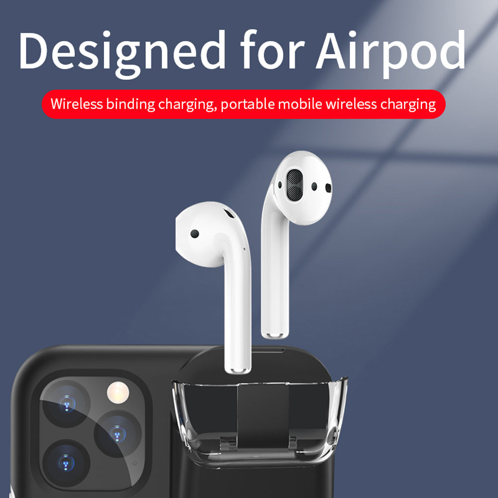 Black edge cover for Apple AirPods charging case, compatible with iPhone
