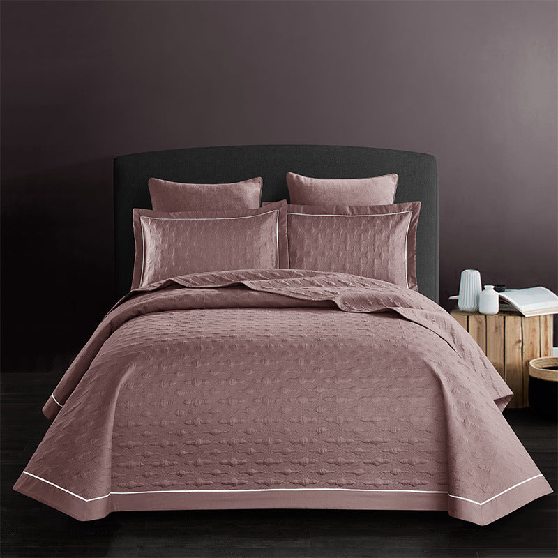 Twill cotton bed sheet in a soft, textured weave from My Store