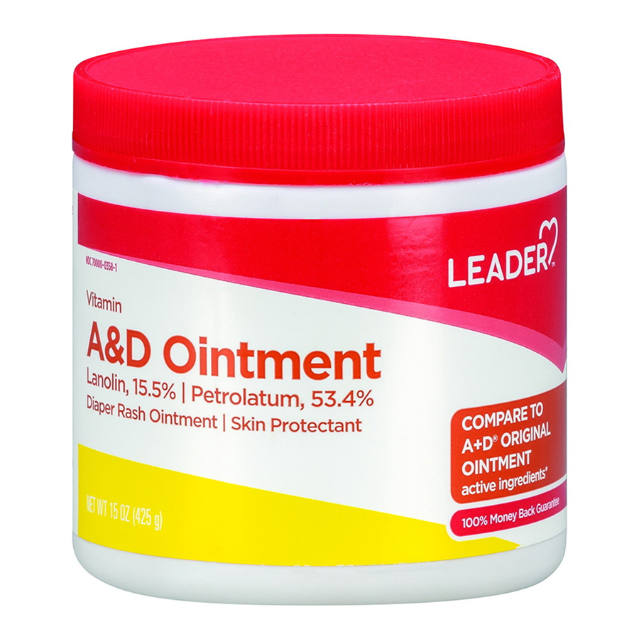 LEADER™ 53.4% - 15.5% A&D Diaper Rash Ointment, 15 oz