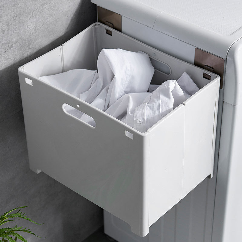 Bathroom mural storage cabinet, freestanding design with doors and shelving for organized bathroom storage