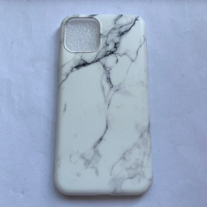 Luxury marble silicone phone case compatible with Apple iPhone 7, 8 Plus, X, XR, XS, 6, 6S, and Max
