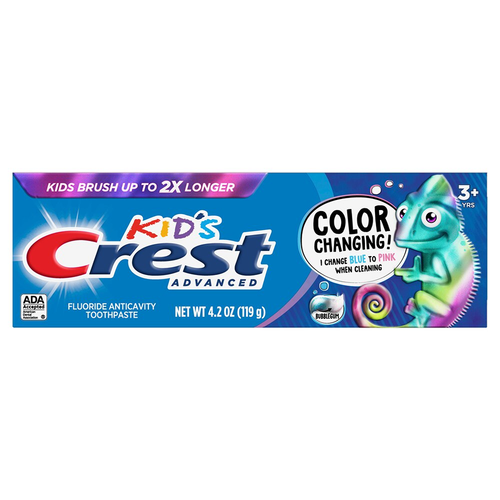 Crest® Kid's Advanced Color-Changing 0.834% Bubblegum Toothpaste, 4.2 oz