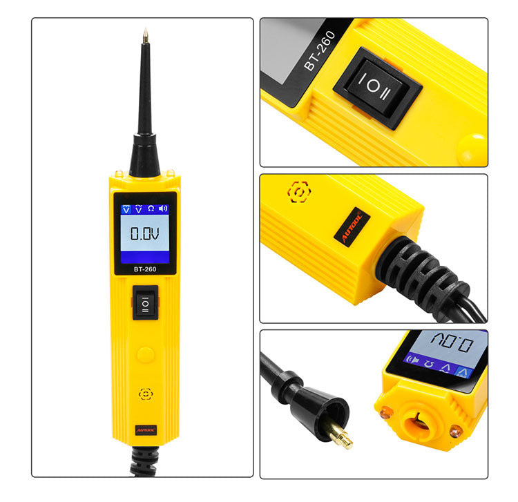 Auto circuit voltage fault detector for vehicle electrical system maintenance by My Store