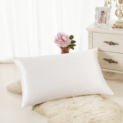 Solid color satin simulation silk single pillowcase in ice silk fabric by My Store