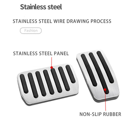 Stainless steel brake pedal, My Store brand automotive foot pedal component