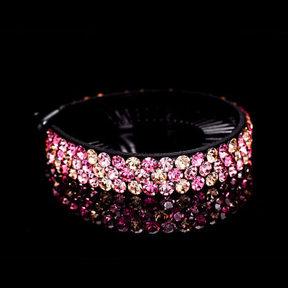 Rhinestones hair claws with sparkling crystal accents in a stylish claw clip design