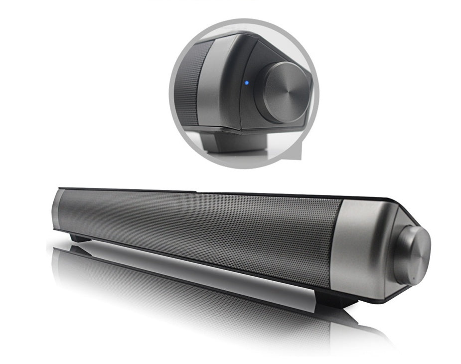 Sound Blaster soundbar computer audio card speaker with compact desktop design