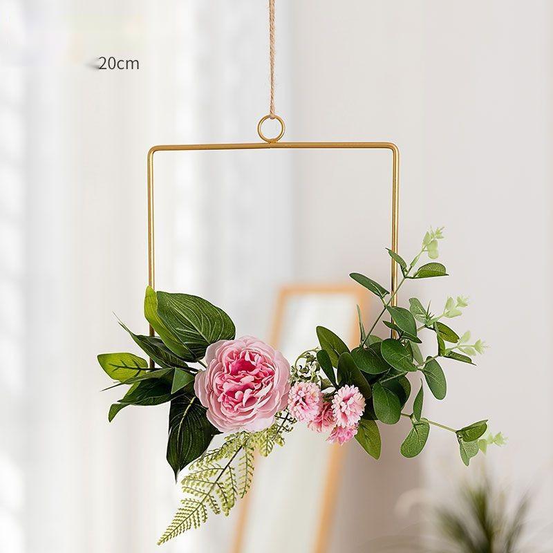 Interior wall hangings and wall art decoration displayed on a wall
