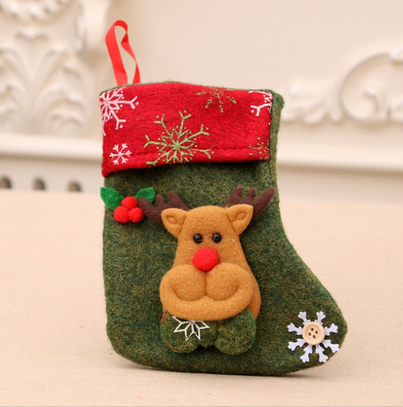 Christmas decorations printed candy bag with festive holiday design