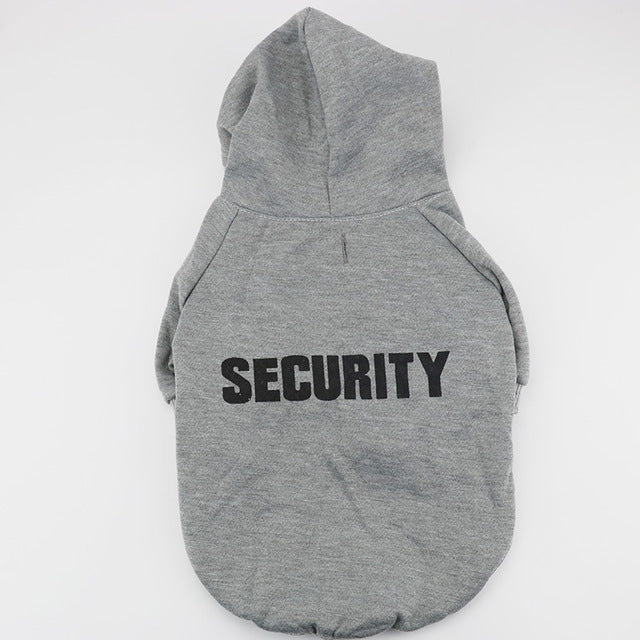 Fleece cloth security pet sweater in soft fabric for dogs and cats