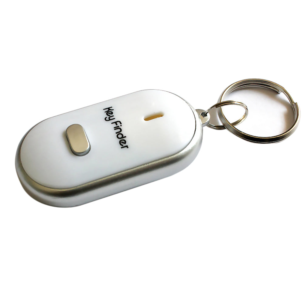 LED whistle control induction key ring and elderly key finder, multi-function anti-lost device by My Store