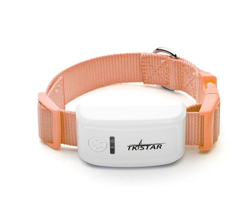 Waterproof GPS locator for dogs by My Store, compact pet tracking device shown from the side