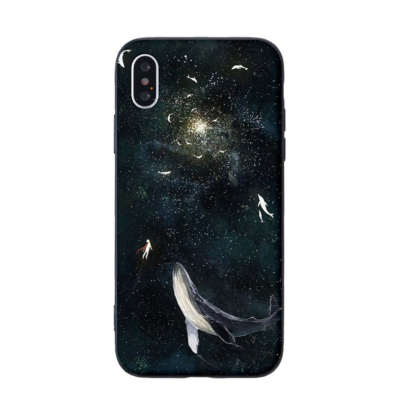 Transparent protective phone case for iPhone XS Max, slim design with wireless charging compatibility