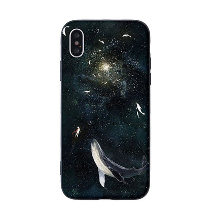 Transparent protective phone case for iPhone XS Max, slim design with wireless charging compatibility