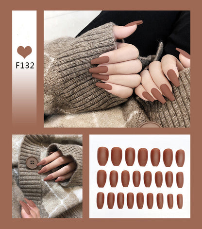 Nail Art Scrub Ballet fake nails by My Store, featuring a ballet-inspired nail design