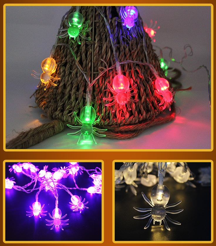Halloween pumpkin LED string lights lantern decoration