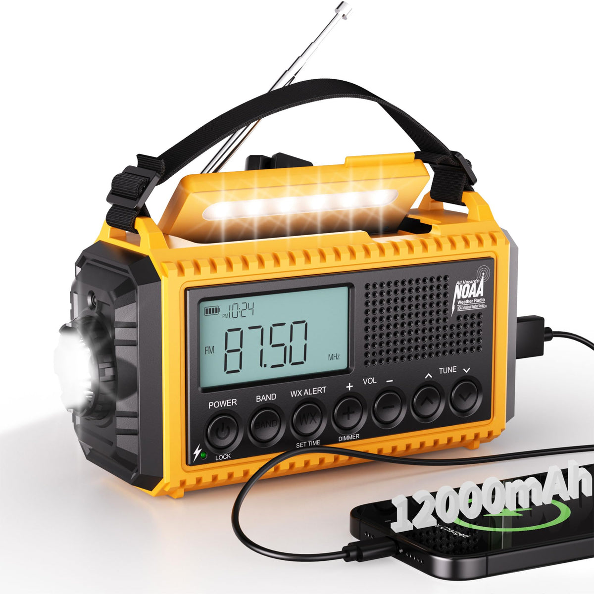 Mesqool Multi-Power Weather Radio with SOS