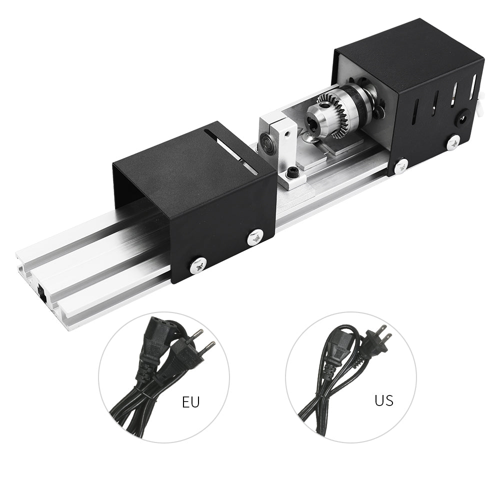 Mini woodworking lathe by My Store, compact benchtop machine for woodturning projects