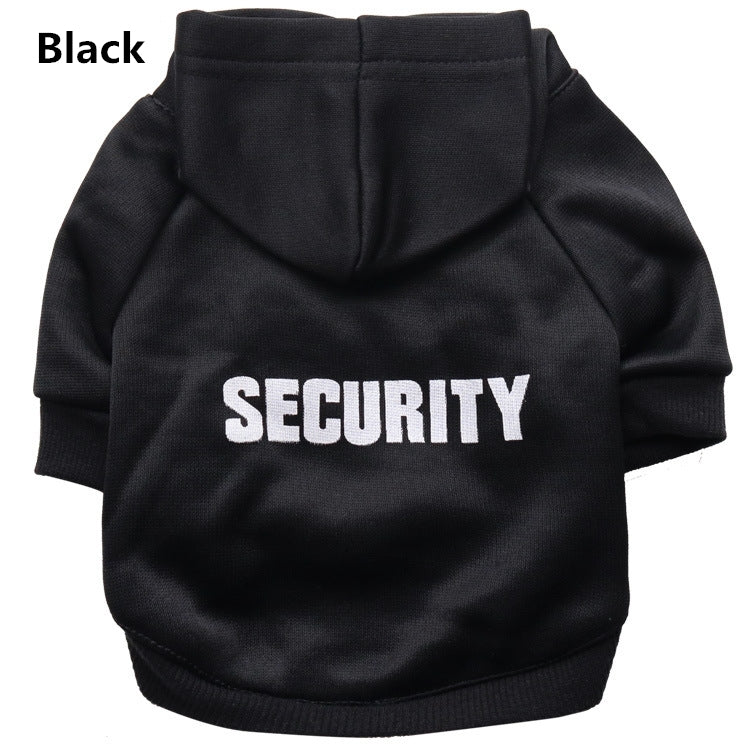 Fleece cloth security pet sweater by My Store, soft gray design for dogs and cats