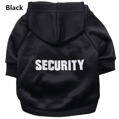 Fleece cloth security pet sweater by My Store, soft gray design for dogs and cats