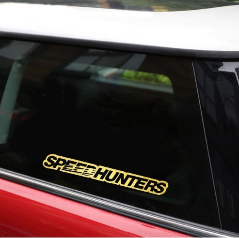 Hollow car sticker decals displayed on a vehicle surface by My Store