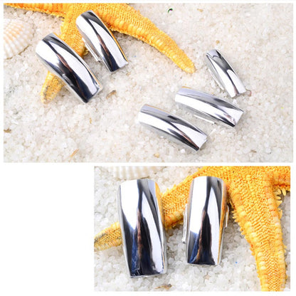 Mirror nail polish bottle with reflective silver finish by My Store