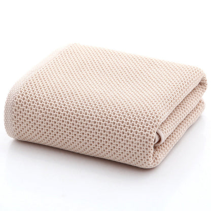 100% cotton honeycomb face towel in a textured weave by My Store