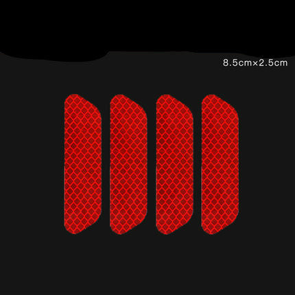 Car reflective tape roll, adhesive safety strip for vehicle visibility