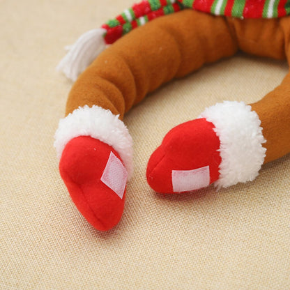 Creative cartoon Christmas decorations with colorful festive character designs for holiday display