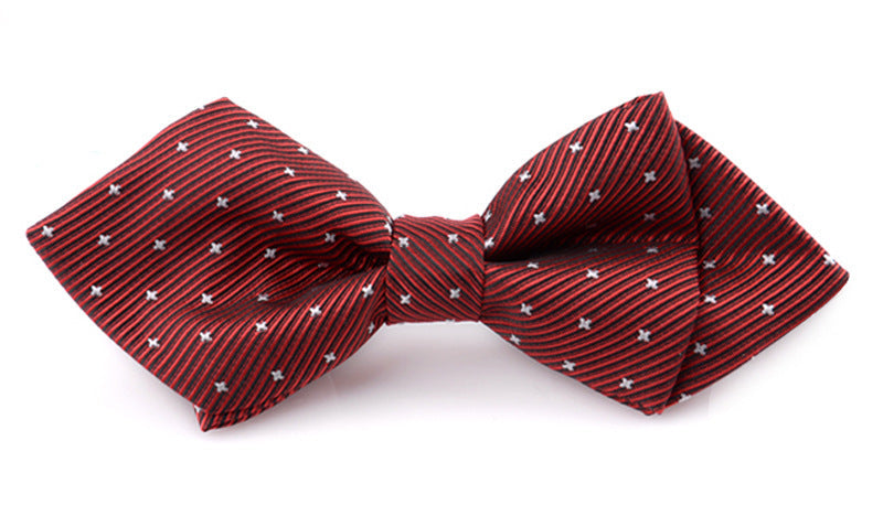 British bow tie for dogs, pet accessory with classic patterned design