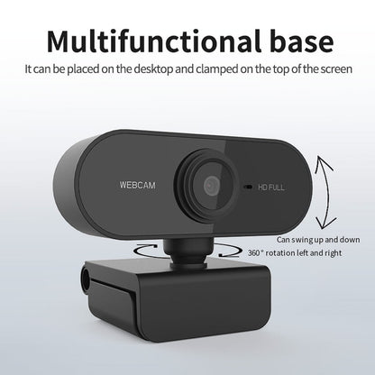 1080P rotatable microphone camera in compact black design